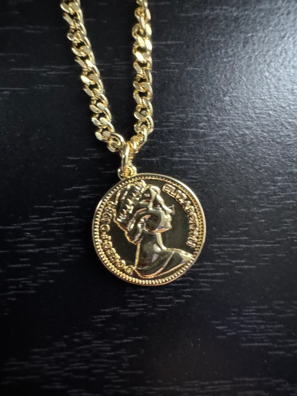 Evry Jewels Coin Necklace